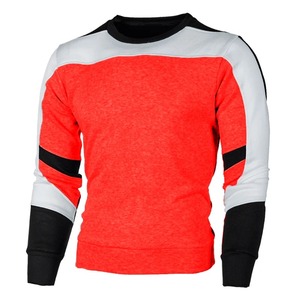 Haute qualité nouveaux hommes décontracté sweat à col rond bloc de couleur automne printemps pull sweats - Product Image 1