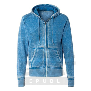 Sudadera con Capucha de Estilo Urbano, Lavado Ácido Personalizado, de la Mejor Calidad, Nueva Colección de Invierno, Básica, Mezcla de Algodón, Directo de Pakistán, OEM, con Cremallera, GOAT - Product Image 1