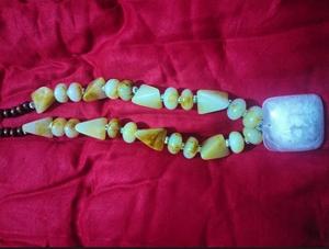 Collar de cuentas de resina de alta calidad, artesanías, el mejor fabricante, collar de joyería de resina, ropa de fiesta para mujer y niñas - Product Image 3