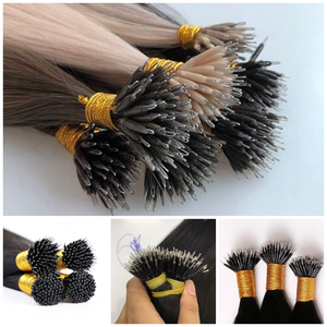 ผมต่อแบบนาโนทิป พรีเมียม เกรดอินเดียนเรมี่ แท้ 100%  แบบติดกาวสำเร็จรูป เส้นเดี่ยว เงางามเป็นธรรมชาติ  ผลิตโดยบริษัท Prithvi Enterprises รุ่น AP-3 - Product Image 3