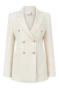 ชุดสูทธุรกิจของผู้หญิงเสื้อสูทขนสัตว์กระดุมสองแถวคอลเลกชันฤดูใบไม้ร่วง - Product Image 2