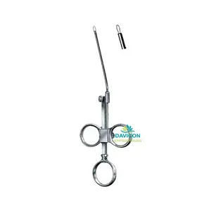 Catéter de oreja de acero inoxidable quirúrgico, cable Snares de oreja