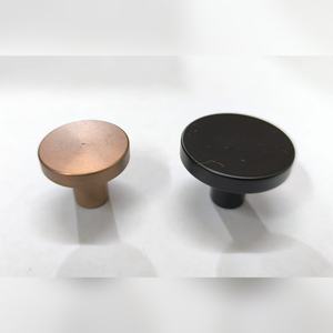 Hot Sale Zinc Alloy Modern Durable Cabinet Knobs Black Furniture Hardware Pulls for Kitchen Dresser <b>Wardrobe</b> Door Handles Bulk - Product Image 2