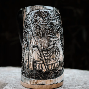 Tasses à boire Viking, cadeau d'anniversaire, cadeaux de mari, cadeau de couples, cadeaux de Noël - Product Image 1