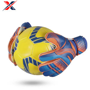 2024 bleu Orange couleur bonne vente haute qualité meilleurs articles de sport vêtements pour adultes Protection des doigts pour cent gants de gardien de but - Product Image 4