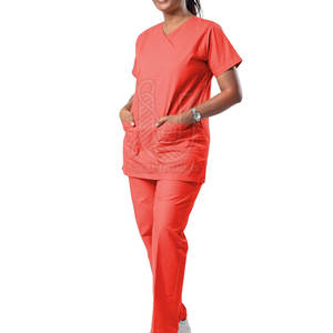 Nuevo Diseño Personalizado de Uniformes Médicos para Mujer 2026, Conjuntos de Uniformes Más Vendidos, 100% Algodón, Alta Calidad, Servicio OEM - Product Image 1