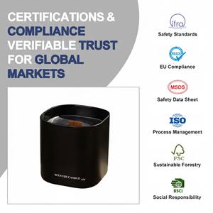 Натуральные ароматические свечи ручной работы из соевого воска с деревянным фитилём для декора дома, свадеб, рождественских вечеринок - Product Image 3