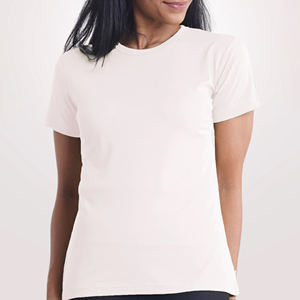 Camiseta transpirable de manga corta para mujer, precio bajo, hecha en fábrica, Material transpirable, camiseta para mujer de talla adulta - Product Image 3