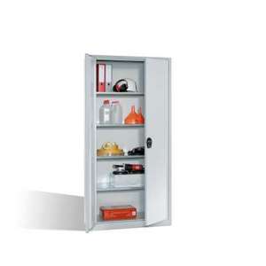 Armadio per materiali con porte a battente, armadio da lavoro, Serie Base 12 H 1950 x P 400 x L 935 mm - Product Image 3