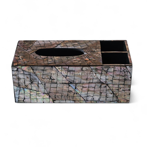 Caja de Pañuelos Clásica Hecha a Mano con Incrustaciones de Nácar, Accesorio Decorativo para el Hogar, Origen Vietnam, Venta al por Mayor - Product Image 1