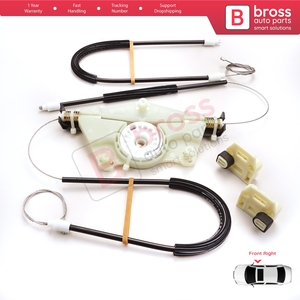 BWR573 ensemble de réparation de lève-vitre électrique avant droit pour Toledo MK2 1M2 1998-2004 Leon MK1 1M1 1999-2006 1M0837462A - Product Image 4