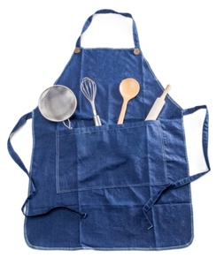 Delantal de babero sin mangas de algodón orgánico 100%, accesorio de limpieza de cocina de calidad ecológica para mujeres, esencial de cocina colorido - Product Image 4