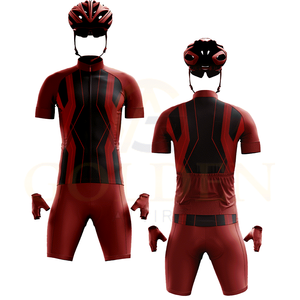 Traje de Ciclismo Profesional de Media Manga, Transpirable, de Alta Calidad, Cómodo y Duradero, al por Mayor - Product Image 4