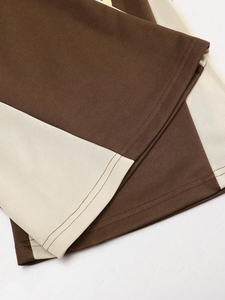 Survêtements évasés confortables de qualité supérieure pour hommes derniers modèles décontractés pour le printemps ensemble évasé chaud et lourd de grande taille - Product Image 2