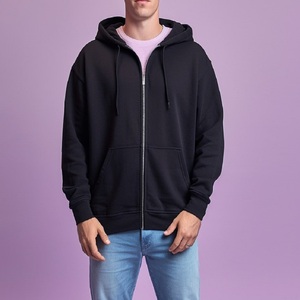 Sweat à capuche et sweat-shirt pour homme de haute qualité Logo personnalisé Poids lourd Décontracté Élégant Confortable 300gsm Sweat à capuche en coton - Product Image 6