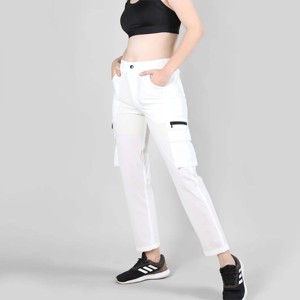 CUSTOMIZE Women's Cargo Hiking <b>Pants</b> Lightweight Breathable Quick-Dry Anti-Wrinkle Cotton/Polyester/<b>Spandex</b> Multi-Pockets - Product Image 5