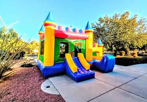 Château gonflable commercial avec toboggan, pour usage professionnel, idéal pour la location événementielle - Grande Vente - Product Image 6