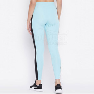 Professional Manufacture Best Quality Women's Mid-Waist <b>Legging</b> with Solid <b>Pattern</b> Design Latest Release - Product Image 2