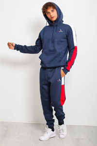 Nouvel arrivage de survêtements de football pour hommes personnalisés ensemble de survêtements de jogging uni zippé en polaire à logo pour hommes sweats à capuche - Product Image 3
