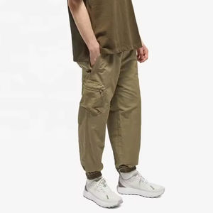 Hip Hop Streetwear Lightweight Waterproof Nylon Custom Cargo Pants For <b>Men</b> Loose <b>Baggy</b> Jogger Long Pants <b>Trousers</b> - Product Image 3