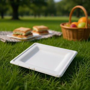 Plato Cuadrado Desechable de 6 Pulgadas - Product Image 3