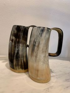 SHINING Qualité Grande Poignée Viking Tankard Tasse Corne De Café Viking Corne Tasse pour Boissons pour Utilisation Bar - Product Image 5