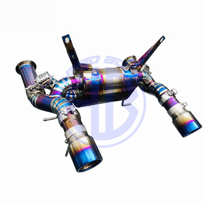 Para Lamborghini Aventador a SVJ Sistema de escape Catback de rendimiento de titanio Tubos de calidad premium - Product Image 2