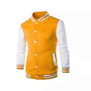 2023 personnalisé Letterman broderie varsity vestes fabricant de vêtements décontracté blanc Baseball vestes pour hommes - Product Image 5