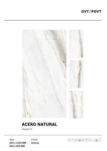 Série Endless Carreaux de porcelaine brillants 600x1200mm Carreaux vitrifiés émaillés européens modernes pour une résistance conçue pour l'exportation - Product Image 4