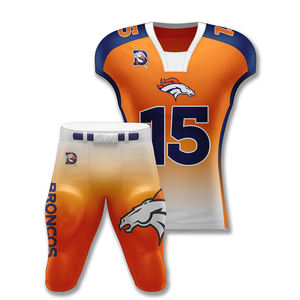 Conjunto de camiseta de fútbol americano para hombres y mujeres, ropa de equipo personalizada 2025, nuevo diseño, tela transpirable, precio de fábrica, OEM - Product Image 5