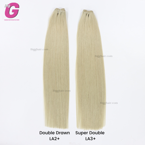 BigG Hair Luxury Premium Raw Extensions de cheveux humains vietnamiens bande de kératine droite naturelle en 30 pouces paquet brut non traité - Product Image 2