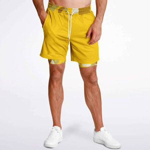 Men's High Quality Athletic Gym Workout Basketball Fitness Shorts Breathable Mesh Zipper 2 Pockets Plus Size Moisture-Wicking - Product Image 5