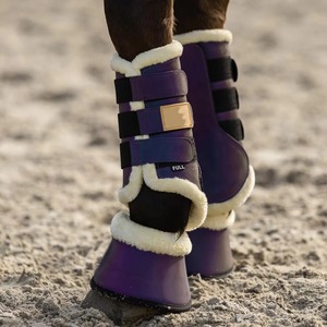 Juego de 4 Piezas de Almohadilla para Silla de Montar de Alta Calidad en Polialgodón, Multiusos, Duradero, para Equitación, con Cepillo, Banda para Botas y Estribos - Product Image 4