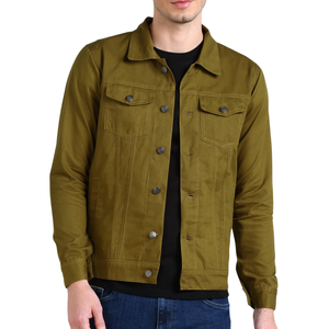 แจ็กเก็ตผ้าแคนวาสสำหรับผู้ชายสไตล์วินเทจชุดทำงานสำหรับฤดูใบไม้ร่วงแฟชั่นลำลองทนทานและใช้งานกลางแจ้ง - Product Image 1