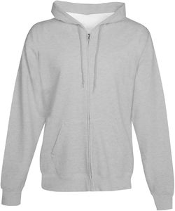 Sudadera con Capucha y Cremallera para Hombre, de Algodón, Lisa, con Impresión de Logotipo Personalizado, de Alta Calidad, Nueva Colección 2025, Venta al Por Mayor 2026 - Product Image 6