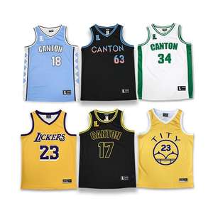 Personalizado transpirable más tamaño Unisex baloncesto Jerseys uniforme 2 piezas conjunto con chaleco sin mangas y pantalones cortos - Product Image 4
