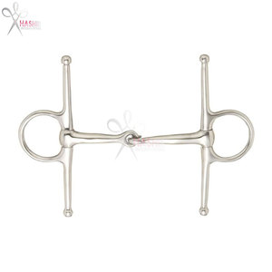 Bocado Kelly Silver Star Full Cheek Snaffle de Acero Inoxidable con Incrustaciones de Cobre en el Boquilla, Ayuda de Entrenamiento Suave para Caballos, Duradero HASHIR - Product Image 3