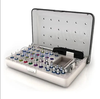 Kit de perceuse chirurgicale manuelle réutilisable de qualité supérieure, ensemble d'outils d'implantation dentaire de 50 pièces, acier inoxydable de qualité allemande, garantie à vie