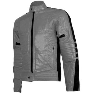 Most Popular Quality Custom Men Leather <b>Jacket</b> Pakistan Made <b>Sheepskin</b> Biker Leather <b>Jacket</b> for Men Wear with OEM - Product Image 3