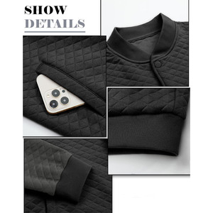 2025 Conceptions Personnalisées Hommes Logo Personnalisé Impression Noir Varsity Veste Pour Homme Letterman Varsity Bomber Hommes Veste - Product Image 3