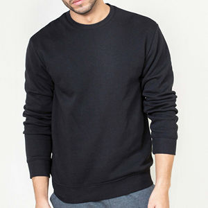 Sweat-shirt pour homme de haute qualité du fabricant, tissu lourd, hiver, uni, teinture unie, respirant, surdimensionné, vente en gros - Product Image 5