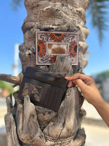 Recién llegado, monedero y tarjetero de cuero de piel con herramientas de Color hecho a mano Real, bonito tarjetero y monedero - Product Image 6