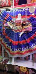 Vestido largo bohemio para mujer con botón de encaje, cremallera, adornos de borlas bordadas con encaje de encanto, trabajo para vestido Afghani kuchi - Product Image 4