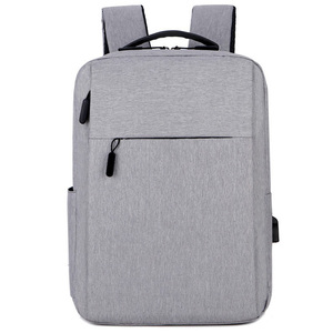Venta al por mayor de mochila Oxford grande personalizada Casual Business multifuncional resistente al agua Puerto USB poliéster forro cremallera - Product Image 2