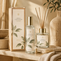 Autocollants personnalisés pour couvercles de bougies en papier couché avec feuille d'or rose pour boîtes cadeaux de bougies de fêtes, impression personnalisée en gros