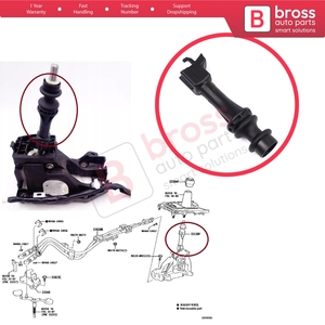 Soporte de reparación del conjunto de pestillo de la palanca selectora de cambios BDP1389 para Corolla E21 2019-2024 Yaris XP210 33530-02360 - Product Image 5