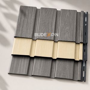 Revêtement mural en <span class=keywords><strong>PVC</strong></span> à prix abordable, panneau anti-décoloration, bardage extérieur en vinyle <span class=keywords><strong>PVC</strong></span> à joint hollandais pour projet de rénovation de maison côtière - Product Image 2