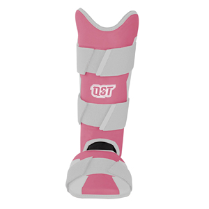 Protector de Espinilla de Béisbol Profesional QST, de Cuero, Duradero, Antideslizante, con Color y Logotipo Personalizables, para Adultos y Jóvenes, con Doble Correa, para Softbol - Product Image 1