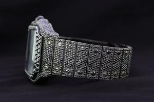 Montre mécanique en acier inoxydable avec diamants en moissanite de qualité supérieure, étanche, de fabrication indienne, pour hommes, édition limitée - Product Image 3