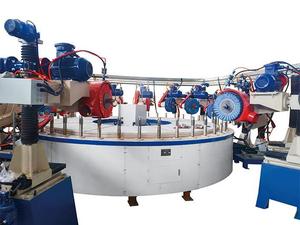 Machine de polissage CNC multi-stations de type rotatif pour poignées et plaques accessoires de salle de bain - Product Image 6